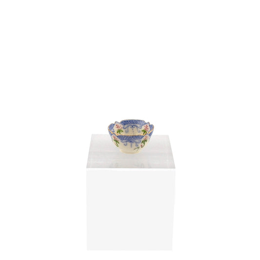 Teresa Welch Worcester Rococo Tea Bowl Porcelain Dollhouse Miniature 1995