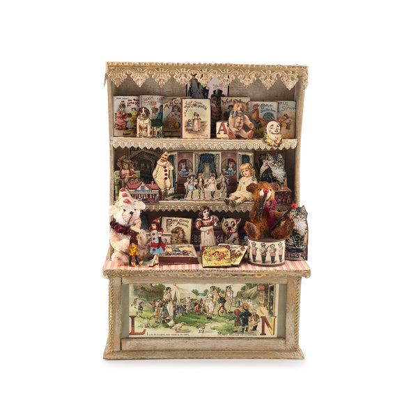 Le Coffre d'Emilie Victorian Circus Toy Shop Display Hutch Miniature