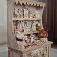 Load image into Gallery viewer, Le Coffre d'Emilie Victorian Circus Toy Shop Display Hutch Miniature
