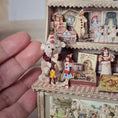 Load image into Gallery viewer, Le Coffre d'Emilie Victorian Circus Toy Shop Display Hutch Miniature

