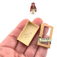 Load image into Gallery viewer, Renee Delaney Little Red Riding Hood Micro Porcelain Doll in Antique Style Gift Box
