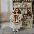 Load image into Gallery viewer, Renee Delaney Little Red Riding Hood Micro Porcelain Doll in Antique Style Gift Box
