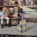 Load image into Gallery viewer, Le Coffre d’Emilie France Antique Style Nursery Toy Teddy Bear Jack-in-the-Box 1:12
