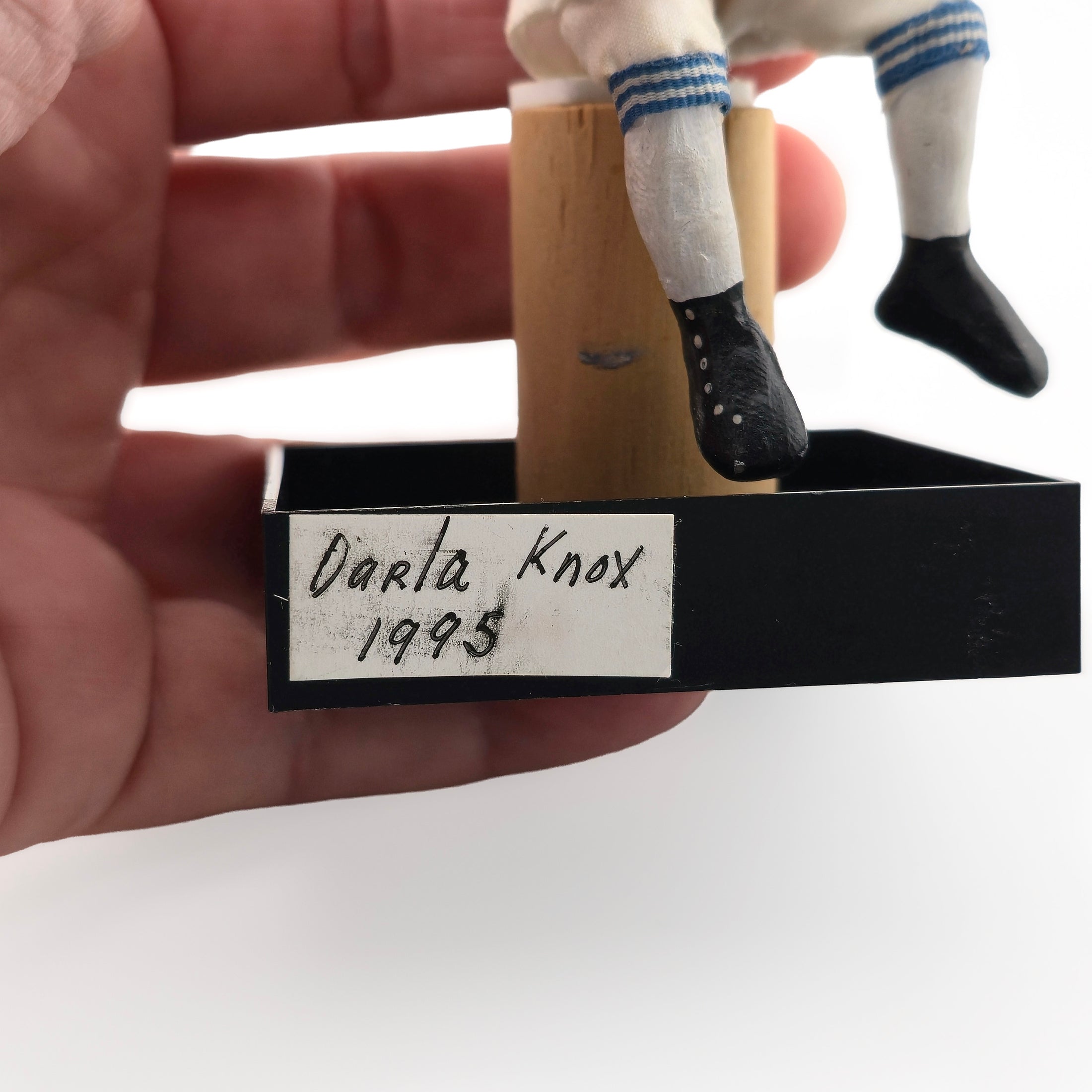 Darla Knox Sleeping Edwardian Sailor Little Boy Dollhouse Doll 1995 Clay OOAK