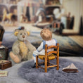 Load image into Gallery viewer, Darla Knox Sleeping Edwardian Sailor Little Boy Dollhouse Doll 1995 Clay OOAK
