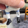 Load image into Gallery viewer, Darla Knox Sleeping Edwardian Sailor Little Boy Dollhouse Doll 1995 Clay OOAK
