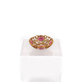 Load image into Gallery viewer, Marsha Hadrick Gold Gilt Reticulated Pink Rose Porcelain Bowl RARE
