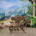 Load image into Gallery viewer, Sandra Knight Victorian Wicker Meridienne Garden Chaise Lounge Daybed
