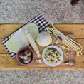 Load image into Gallery viewer, Al Chandronnait OOAK Mushroom Pasta Preparation Board
