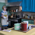Load image into Gallery viewer, UK Artisan OOAK Bread Baking Kitchen Chopping Board Vignette
