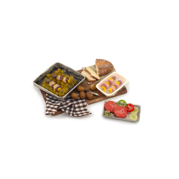 Al Chandronnait Artisan Barbecue Dinner Preparation Board Vignette
