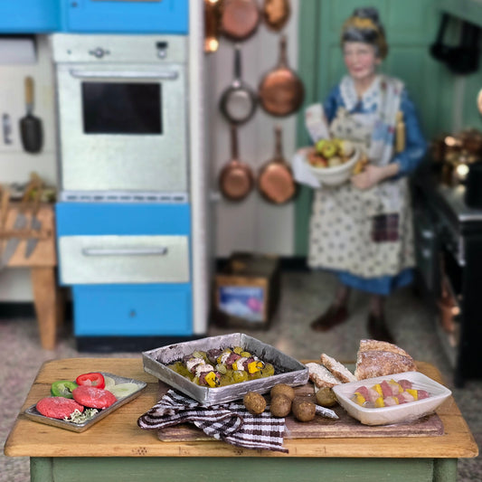 Al Chandronnait Artisan Barbecue Dinner Preparation Board Vignette
