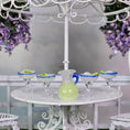 Load image into Gallery viewer, Hand-Blown Margarita Service for Four Dollhouse Miniature Set
