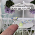 Load image into Gallery viewer, Hand-Blown Margarita Service for Four Dollhouse Miniature Set
