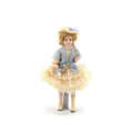 Load image into Gallery viewer, Victorian Little Girl in Periwinkle Lace Dollhouse Doll

