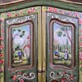 Load image into Gallery viewer, Aida Pravia Hand-Painted Spanish Folk Art Armoire Wardrobe
