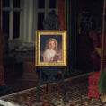 Load image into Gallery viewer, Betsey Bradley “The Story Book” Miniature Oil Painting of Young Girl with her Book
