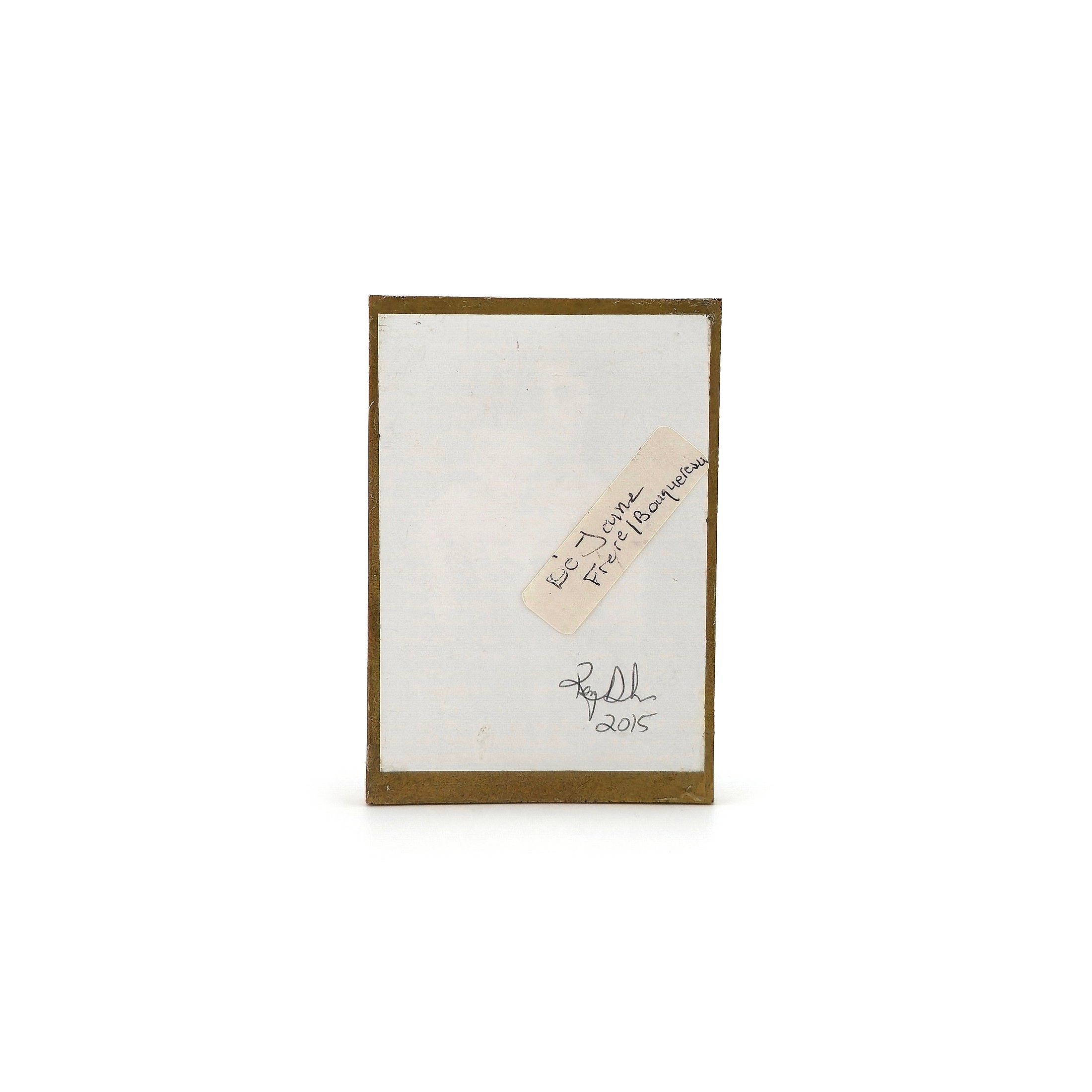Ray Dicken The Younger Brother Bouguereau Framed Miniature Oil Painting