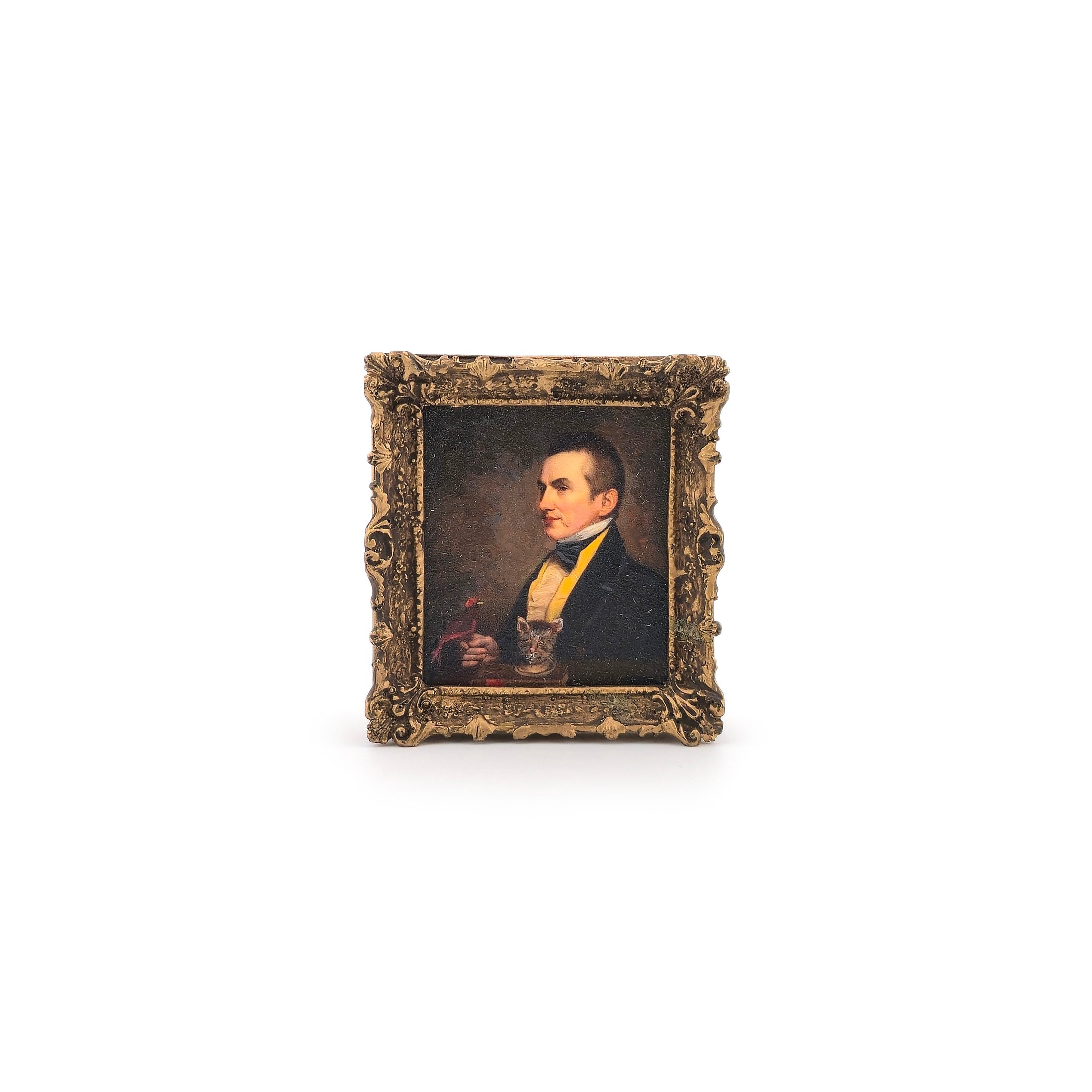 Michael Reynolds Charles Waterton Regency Portrait Miniature Oil Painting