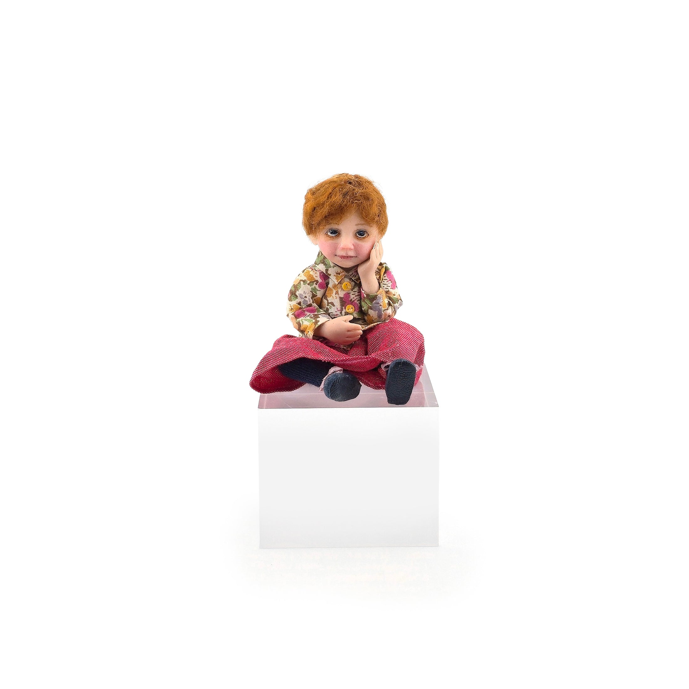 Catherine Muriere Little Girl Art Doll Dollhouse Bendable Limbs
