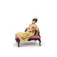 Load image into Gallery viewer, Regency Lady Doll with Silk Gown Reading on Chaise Lounge Dana Burton
