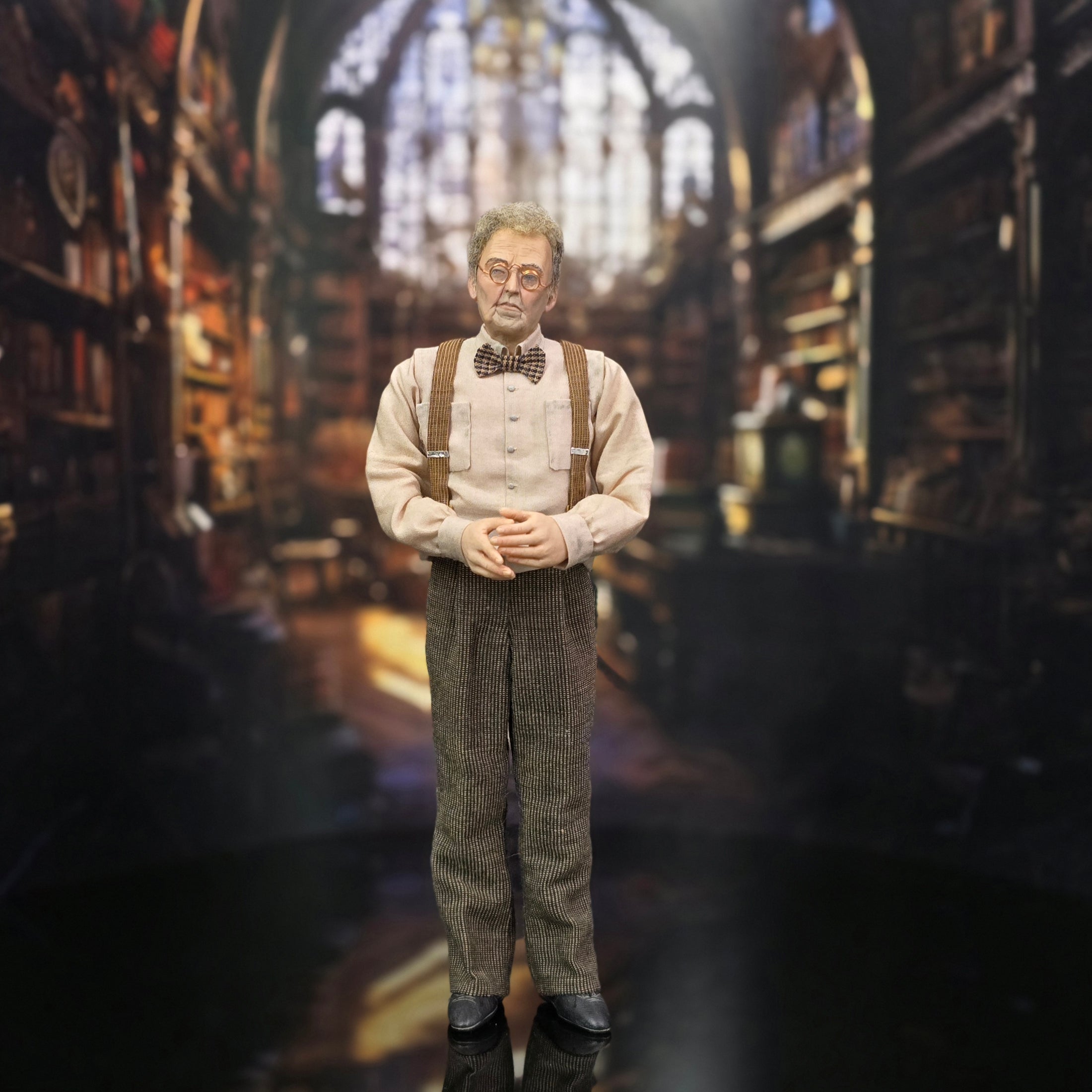 Sharon Cariola Miniature Elderly Professor Scholar Gentleman Doll