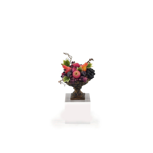 Hope Elliott OOAK Overflowing Fruit Compote Centerpiece 2009