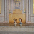 Load image into Gallery viewer, Pair of Neoclassical Laurel-Crowned Portrait Busts Greek Decor
