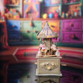 Load image into Gallery viewer, Incredible Almudena Gonzalez OOAK Hand-Crank Carousel with Dolls
