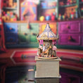 Load image into Gallery viewer, Incredible Almudena Gonzalez OOAK Hand-Crank Carousel with Dolls
