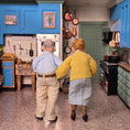 Load image into Gallery viewer, Julian Martinez Clay Aging "Still in Love" Couple Dollhouse Dolls France
