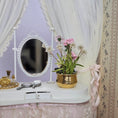 Load image into Gallery viewer, Carol Wagner Pink Rose Arrangement in Brass Bowl Miniature Dollhouse
