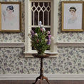 Load image into Gallery viewer, Jeweled Spring Floral Arrangement in Ornate Gold Vase Miniature Dollhouse
