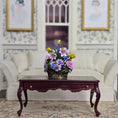 Load image into Gallery viewer, Wildflower Arrangement in Sterling Filigree Basket Miniature Dollhouse
