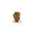 Load image into Gallery viewer, Clay Strawberry Planter with Terracotta Pocket Pot Miniature Dollhouse
