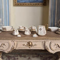 Load image into Gallery viewer, Cream & Gold Karen Zorich 19-Piece Porcelain Lattice Tea & Dinner Service
