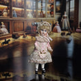 Load image into Gallery viewer, Bisque Victorian Mignonette Style Girl Doll with Inset Blue Glass Eyes
