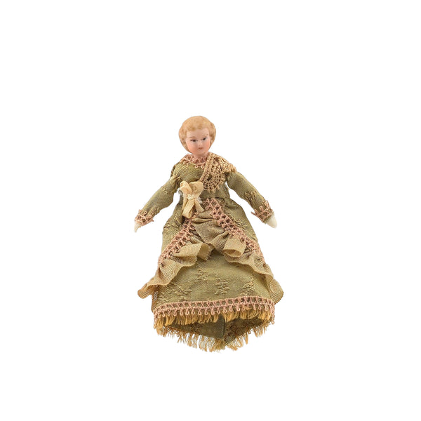 All-Bisque Mignonette Companion Doll for Dollhouse Child Doll