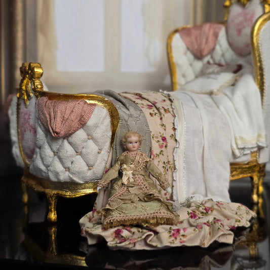 All-Bisque Mignonette Companion Doll for Dollhouse Child Doll