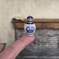 Load image into Gallery viewer, Terry Curran UK Hamlet Curry Gilt Lidded Porcelain Apothecary Jar
