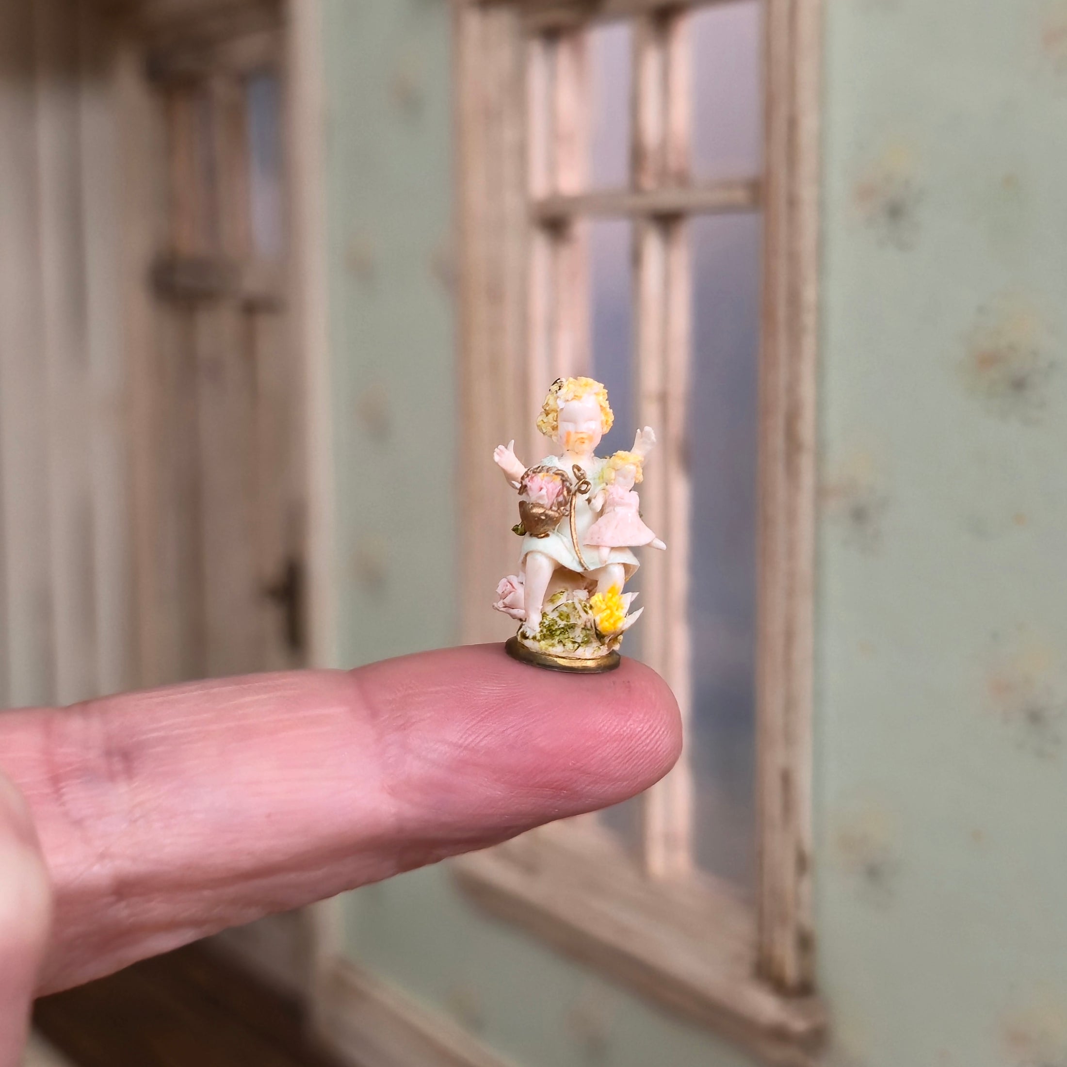 Maria Victoria Heredia Guerbos Sculpted Porcelain Child Figurine