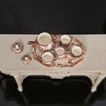 Load image into Gallery viewer, RESERVED FOR ALBERTINE ONLY Jean Yingling Sepia Brown Staffordshire Tea Set Service for Two
