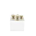 Load image into Gallery viewer, 3-Piece Beate Wickert Floral Porcelain Canister Set Miniature Dollhouse
