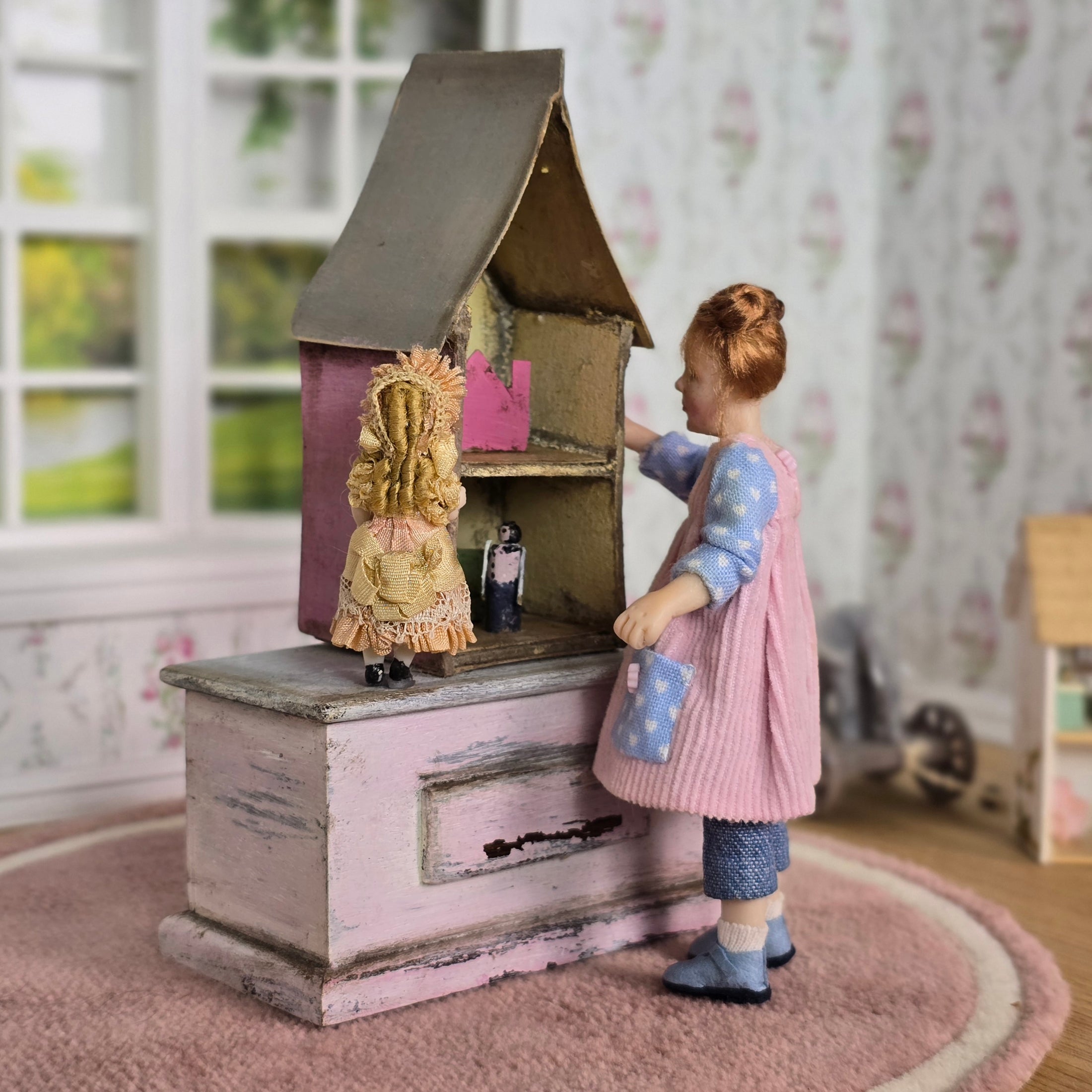 Victorian Bebe Jumeau Style Porcelain Companion Doll Pat Boldt OOAK