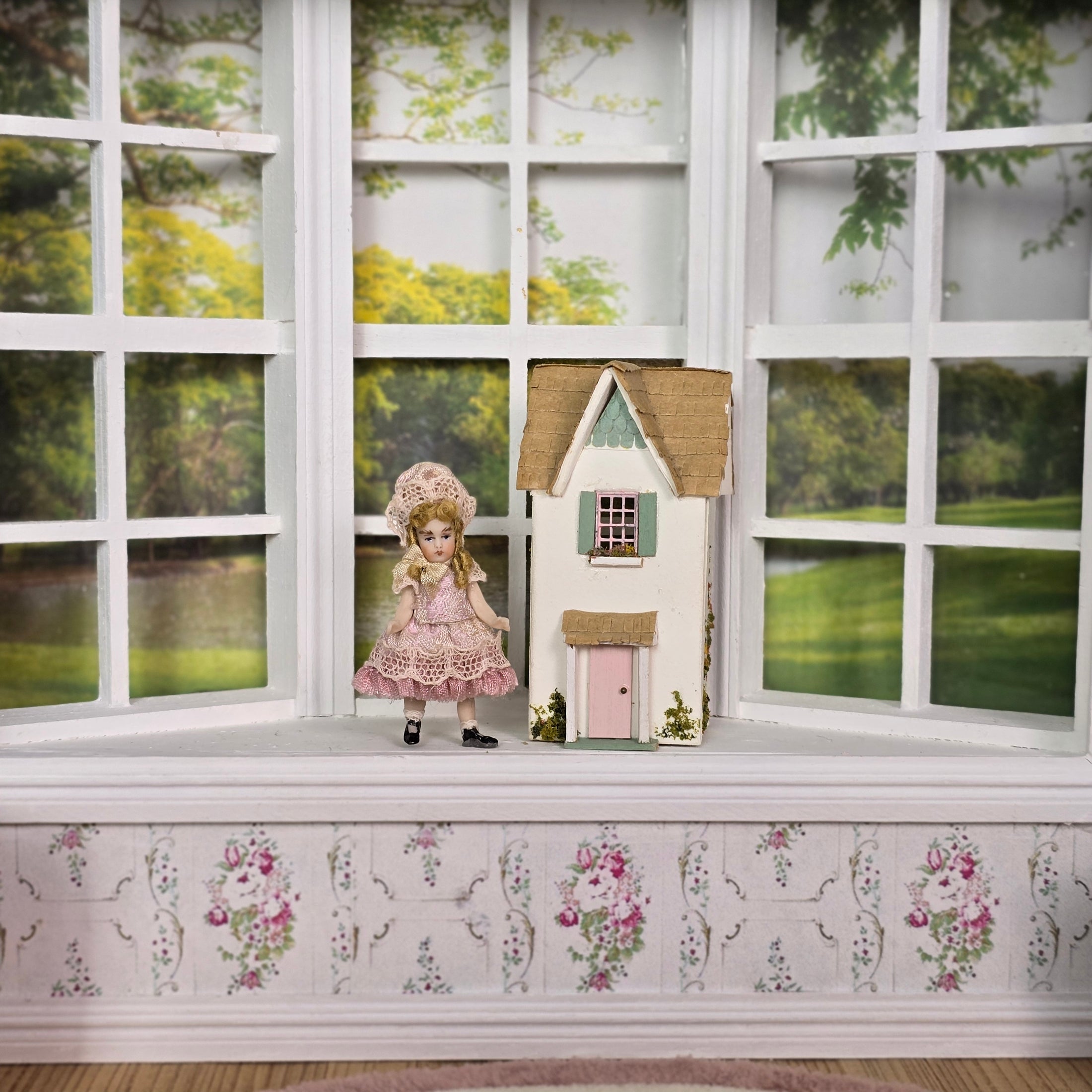 Pat Boldt OOAK Jointed Porcelain Companion Doll Miniature Dollhouse