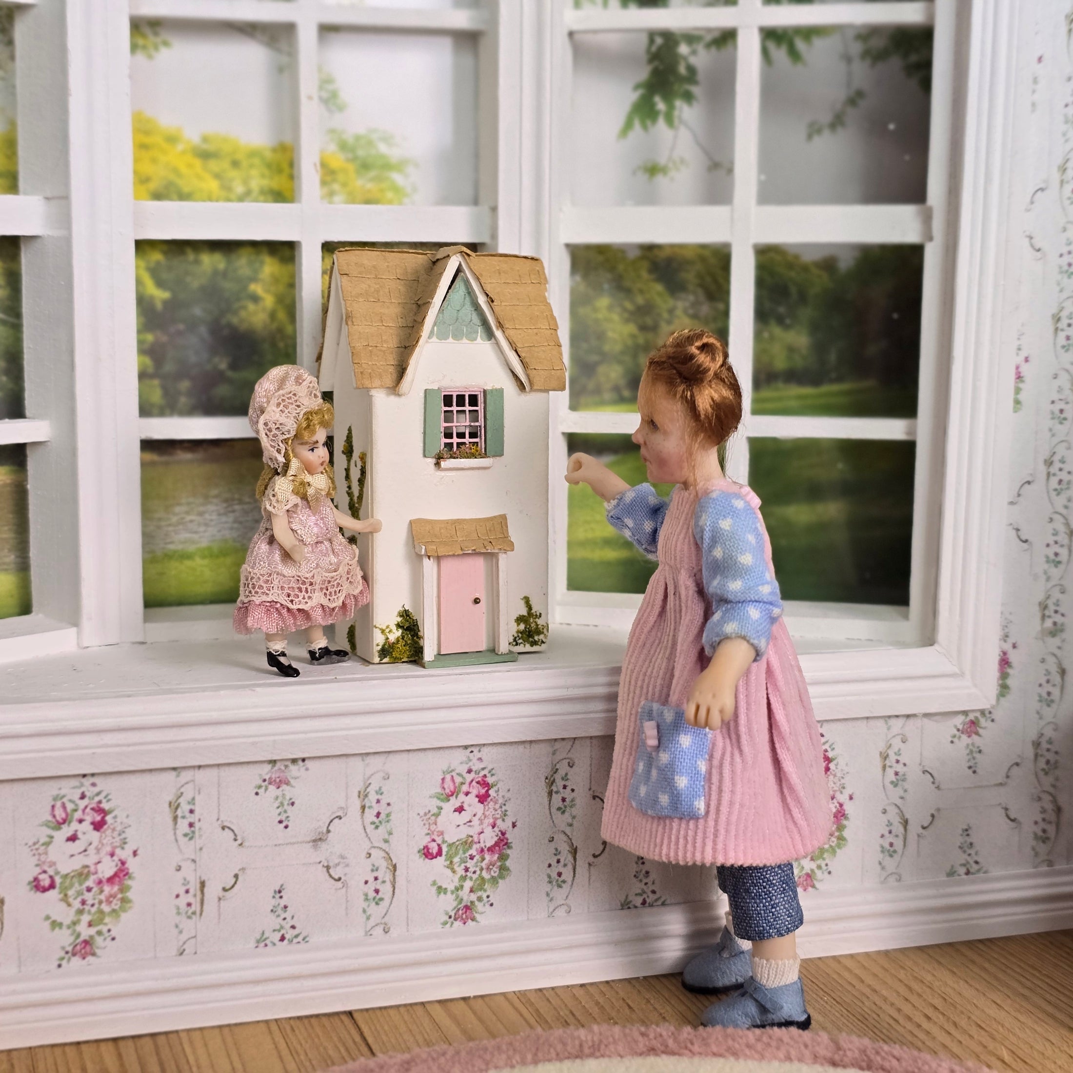 Pat Boldt OOAK Jointed Porcelain Companion Doll Miniature Dollhouse