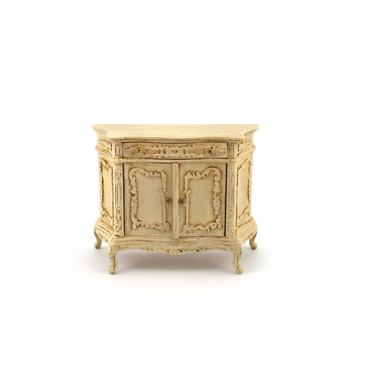 Painted and Distressed French Provincial Commode Cabinet Hansson