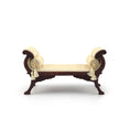 Load image into Gallery viewer, Silk Upholstered Regency Window Bench, Nicole Walton Marble and Judee Williamson
