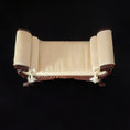 Load image into Gallery viewer, Silk Upholstered Regency Window Bench, Nicole Walton Marble and Judee Williamson
