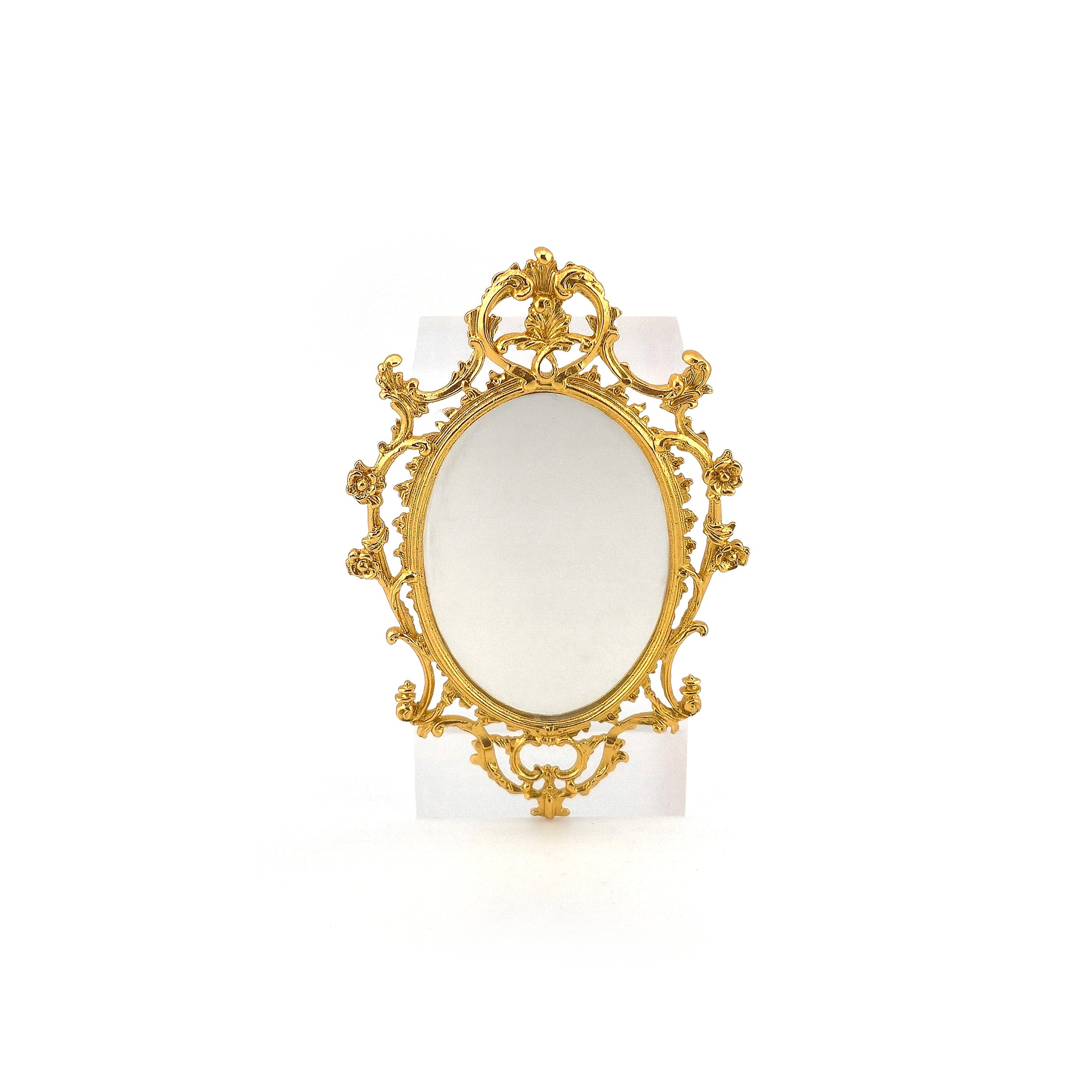 1995 Dramatic 22kt Gold Rococo Wall Mirror by John Hodgson